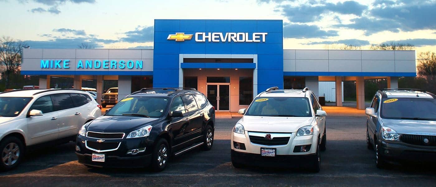 Mike Anderson Chevrolet of Ossian in Ossian IN Dealership front